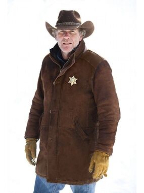 Men’s brown leather jacket from laverapelle